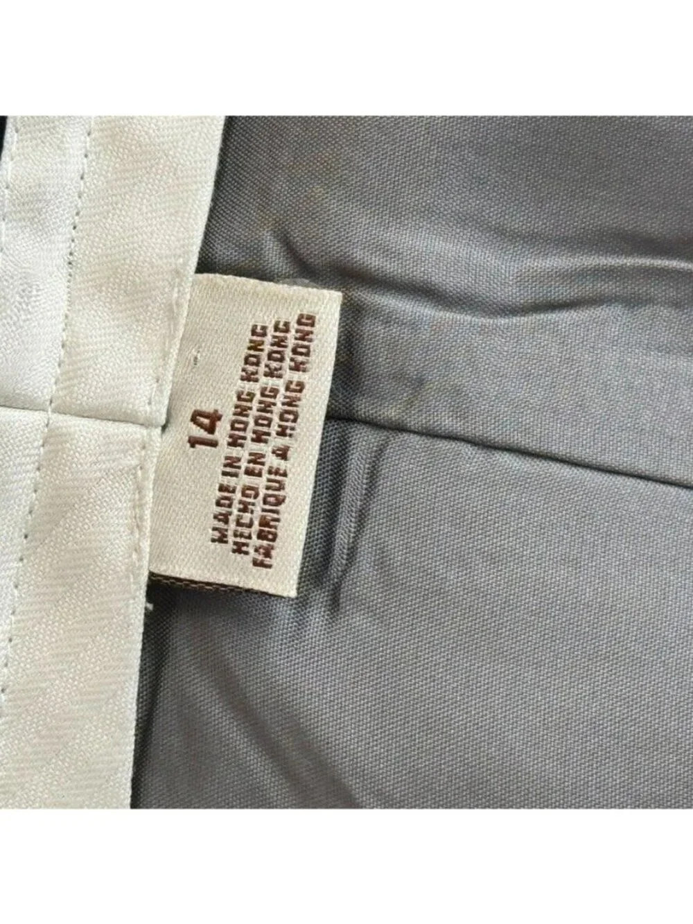 Michael Kors Womens Derby Pinstripe Skirt Size 14 seasonless wool gray straight
